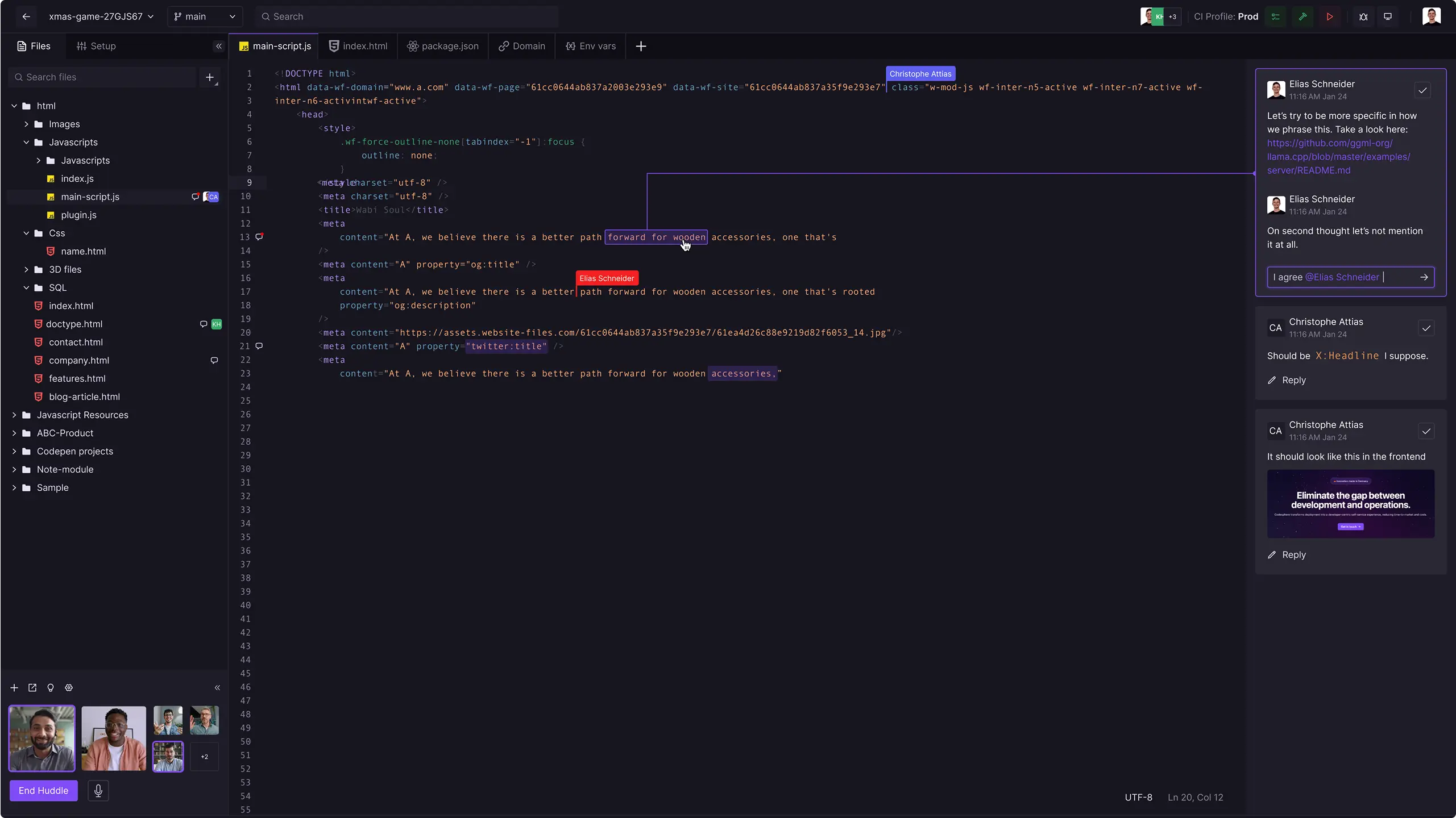 Codesphere infrastructure layers diagram
